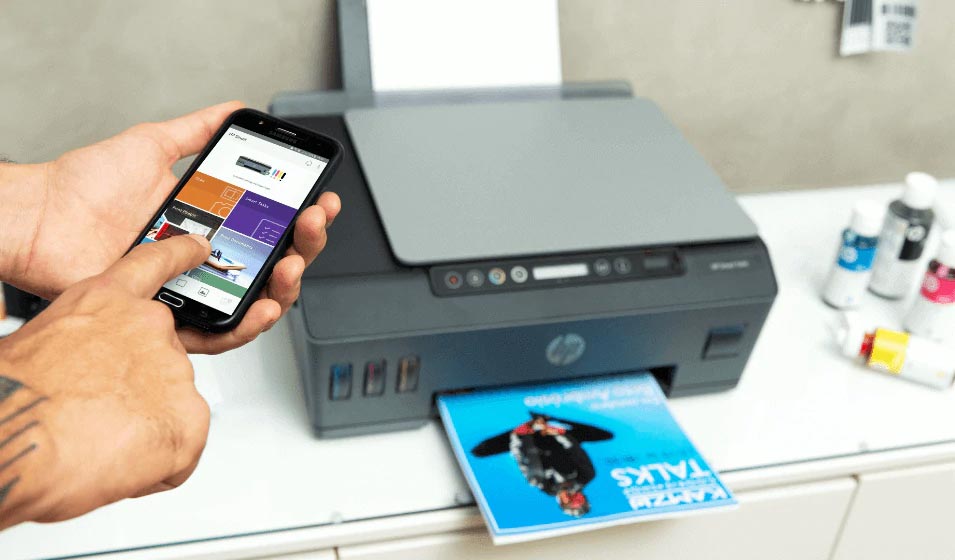 Conexões mais rápidas con HP Smart Tank