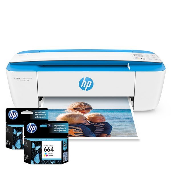 Cartuchos de Tinta para Impresora Multifuncional HP DeskJet Ink Advantage 3775